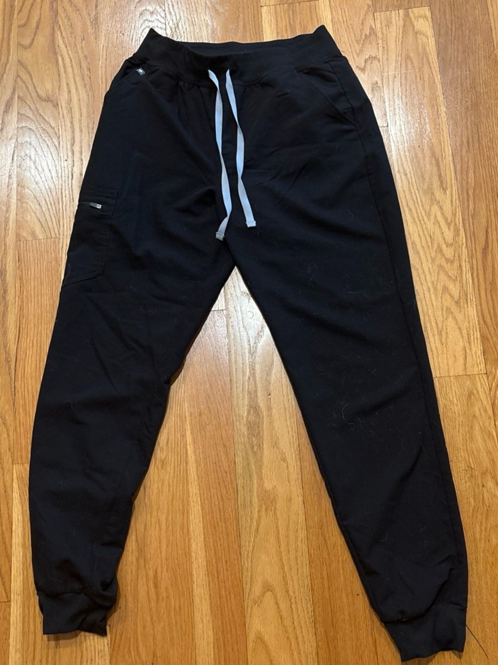 Figs Black Drawstring Jogger Pants